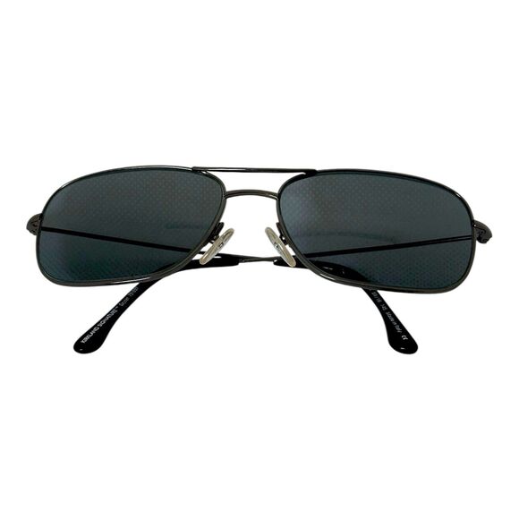 Kirkland Signature Geyser 791697 Gunmetal Eye Glasses Frame ~ 59-16 145 ~ Italy - Picture 3 of 15